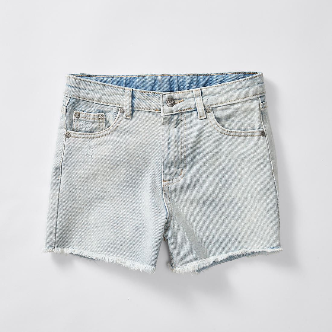 frayed jeans shorts