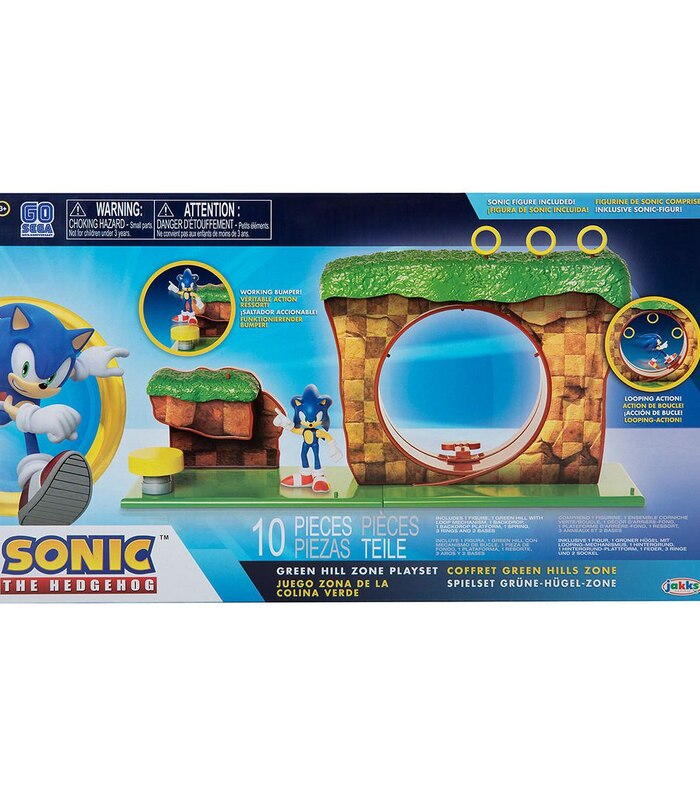 Sonic The Hedgehog Green Hill Zone Playset Target Australia
