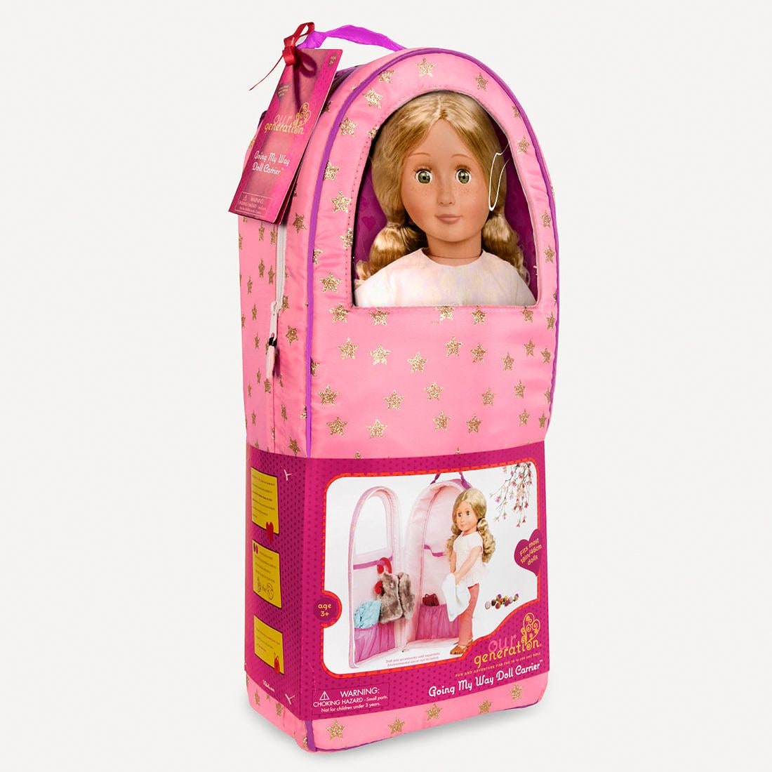 Our Generation Going My Way Doll Carrier Star Pattern