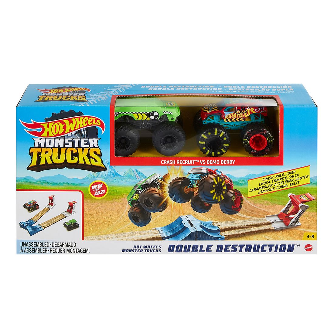 hot wheels double launcher