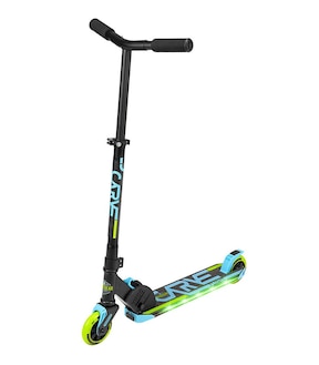 Madd Gear Carve Flight Light Up Scooter - Blue/Green