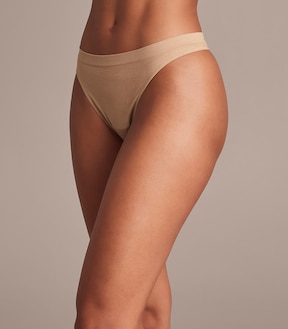 2 Pack Cotton Seamfree G-String Briefs