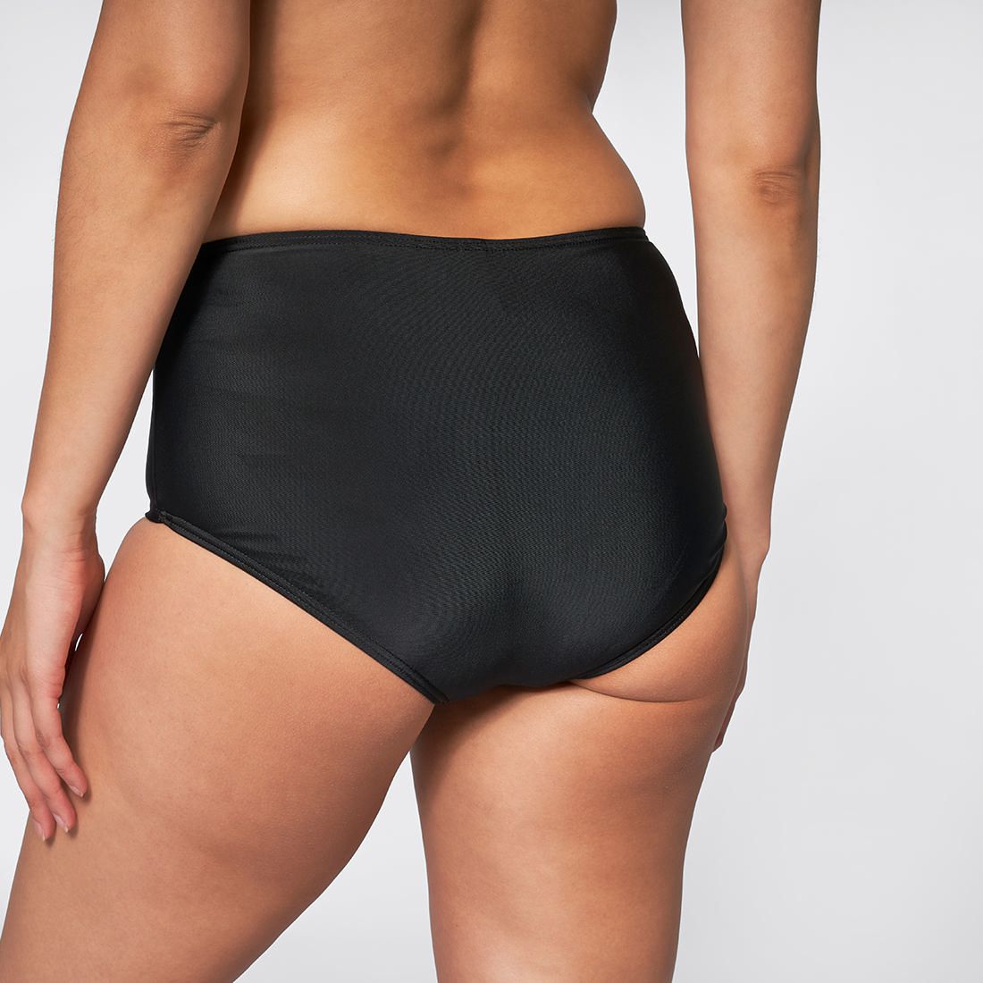 High Waisted Swim Bikini Briefs 