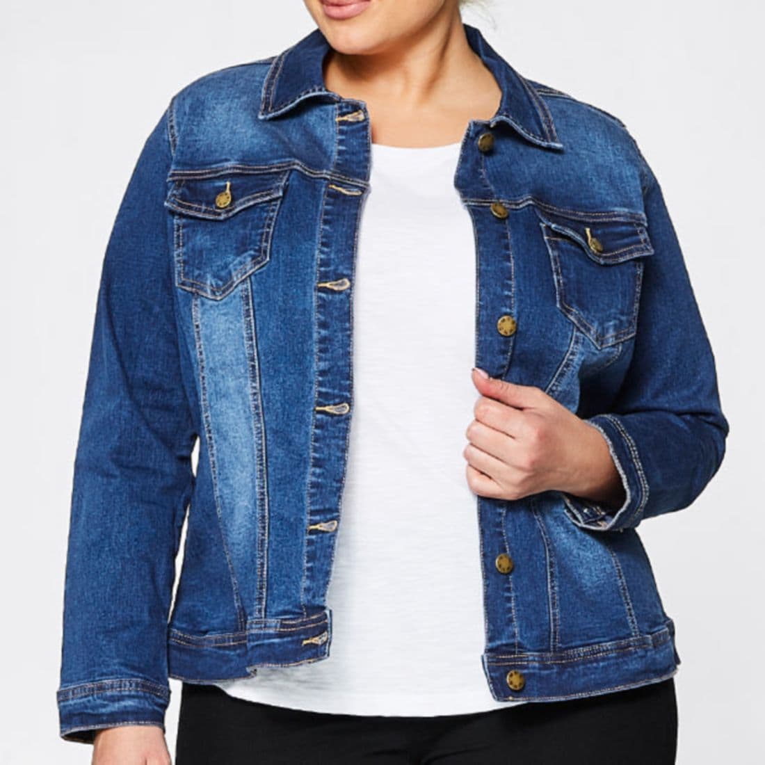curve denim jacket