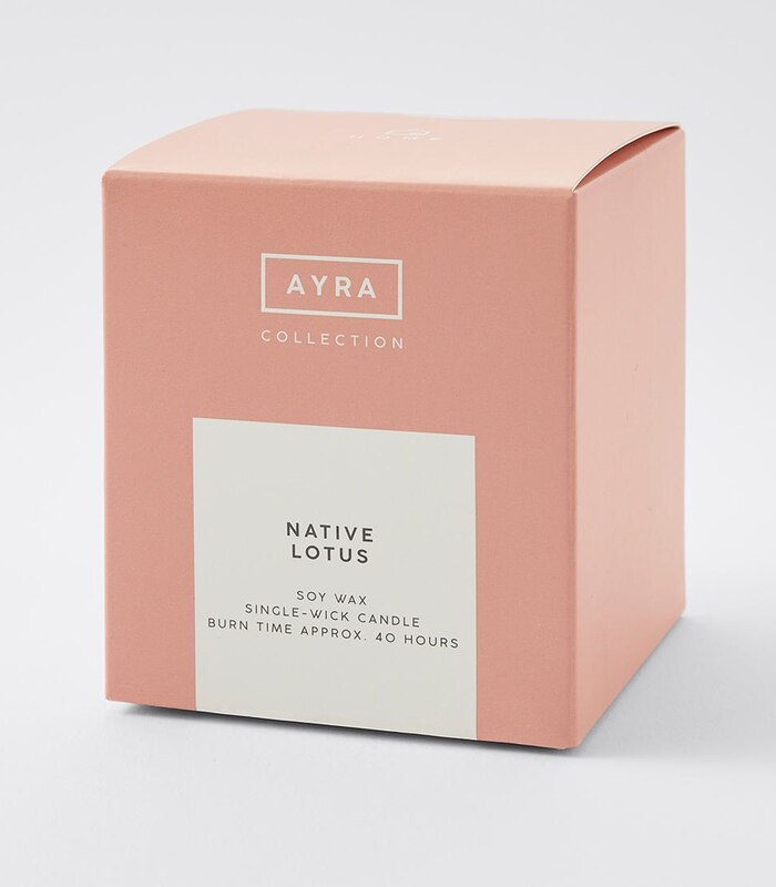 ayra single wick soy candle
