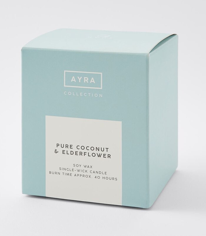 ayra single wick soy candle