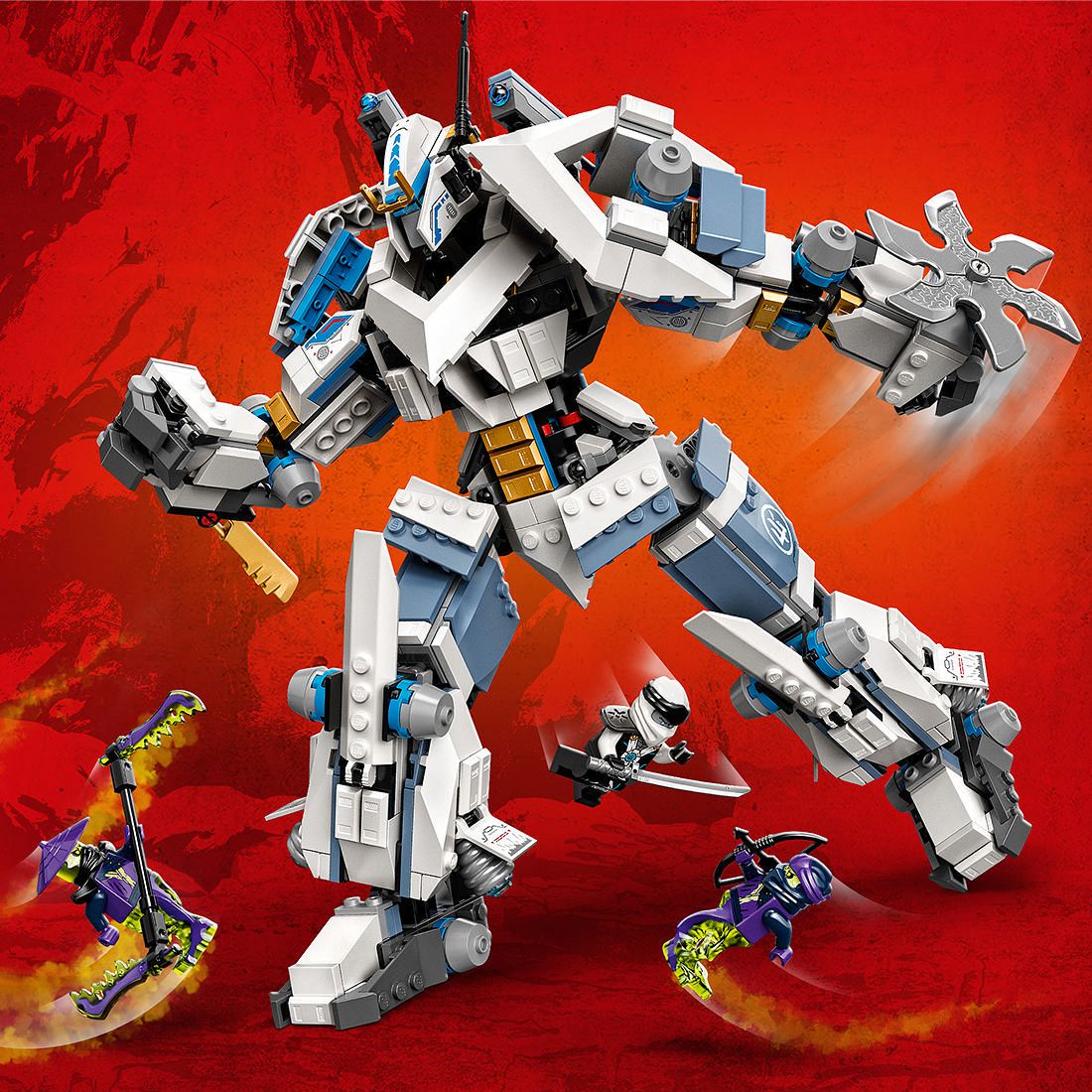 lego ninjago zane's titan mech