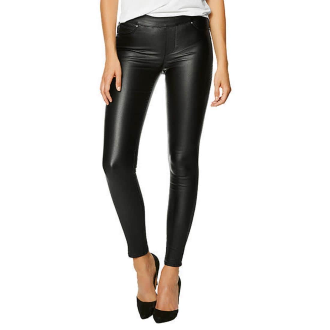 Coated Jeggings - Black | Target Australia