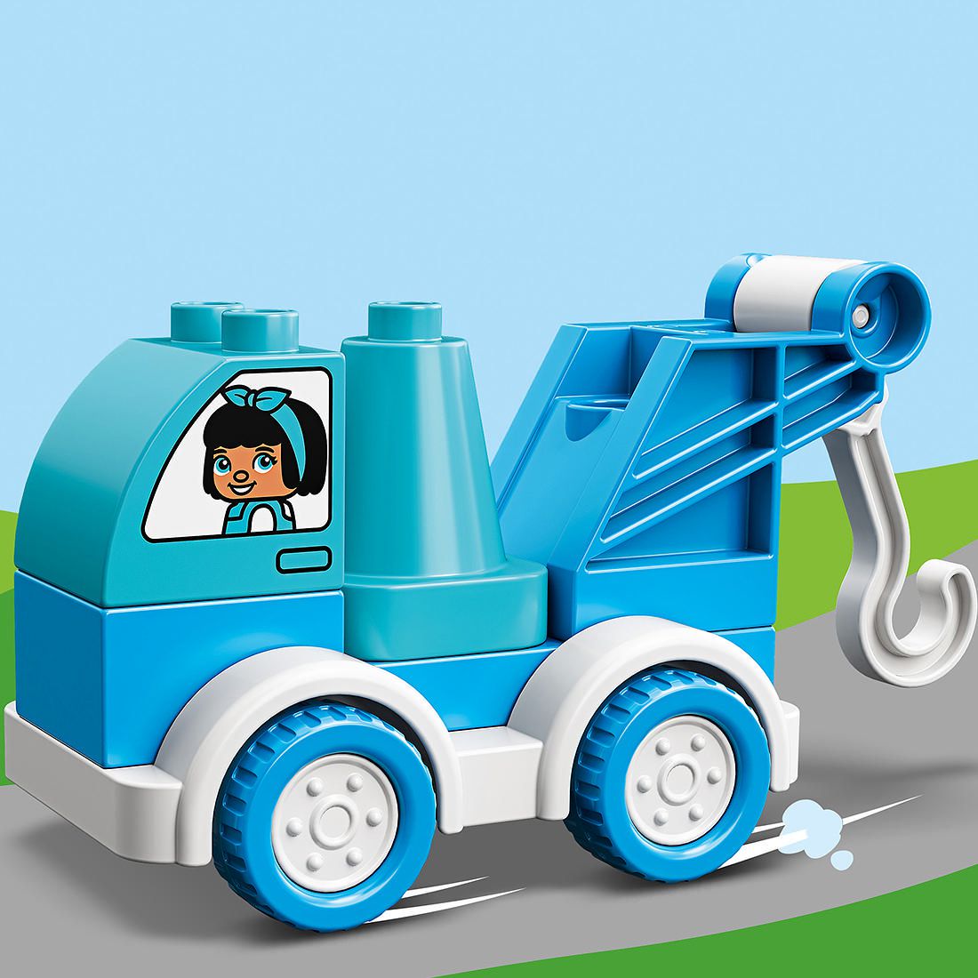 duplo blue truck
