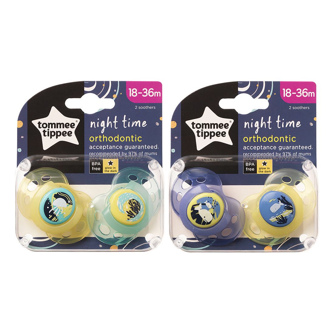 tommee tippee dummies 18 months plus