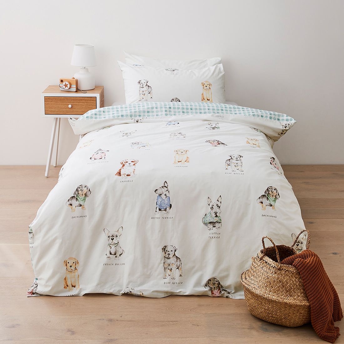 dog doona cover