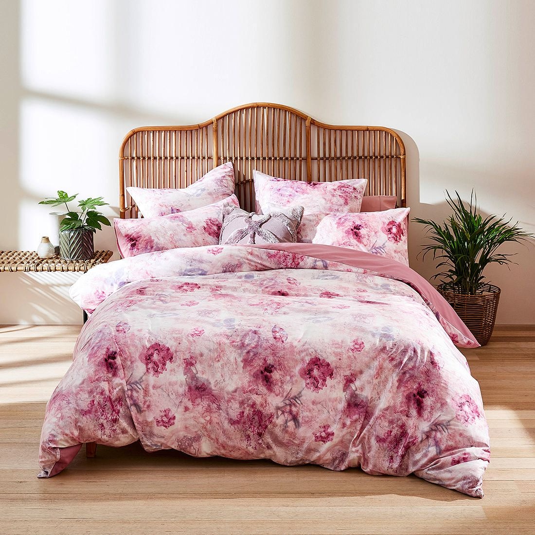 Zoelle Velvet Quilt Cover Set Target Australia