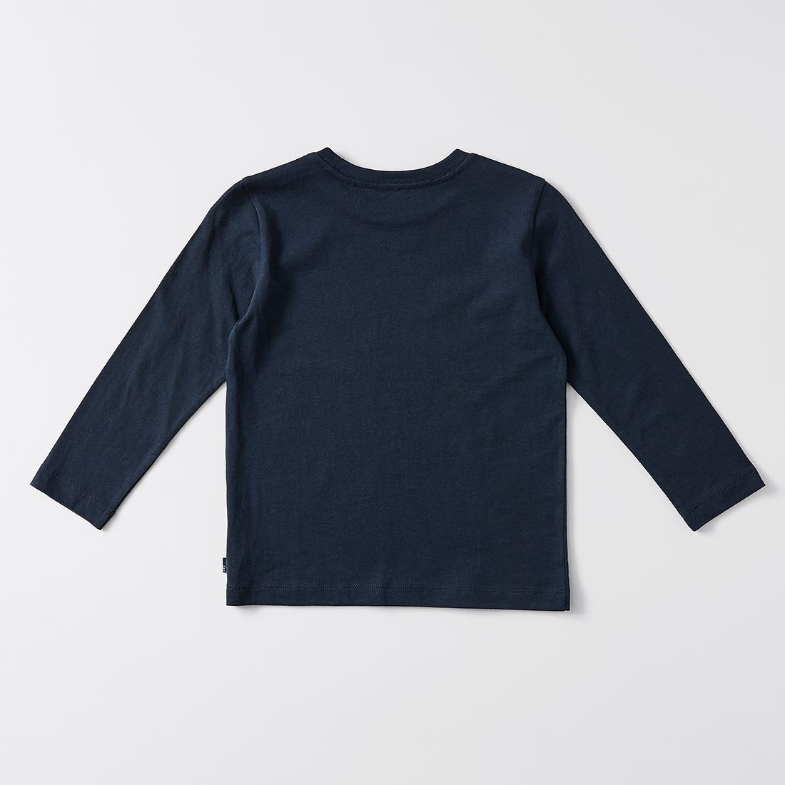 blue long sleeve top