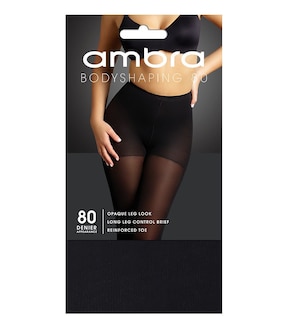 Ambra 1 Pack 80 Denier Bodyshaping Tights - Black
