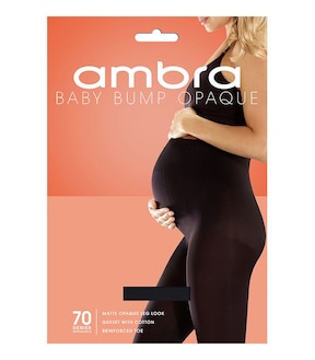 Ambra 1 Pack 70 Denier Baby Bump Opaque Tights