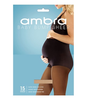 Ambra 1 Pack 15 Denier Baby Bump Sheer Pantyhose