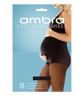 Ambra 1 Pack 15 Denier Baby Bump Sheer Pantyhose