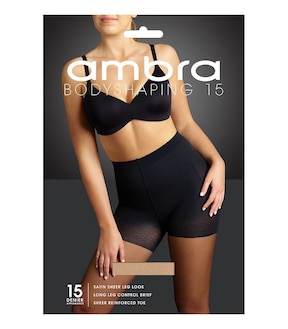 Ambra 1 Pack 15 Denier Bodyshaping Pantyhose - Natural