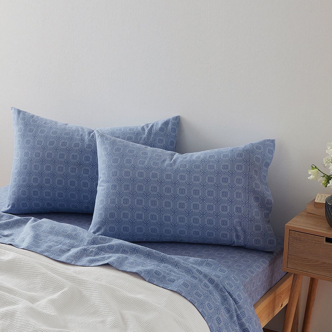 Printed Flannelette Sheet Set