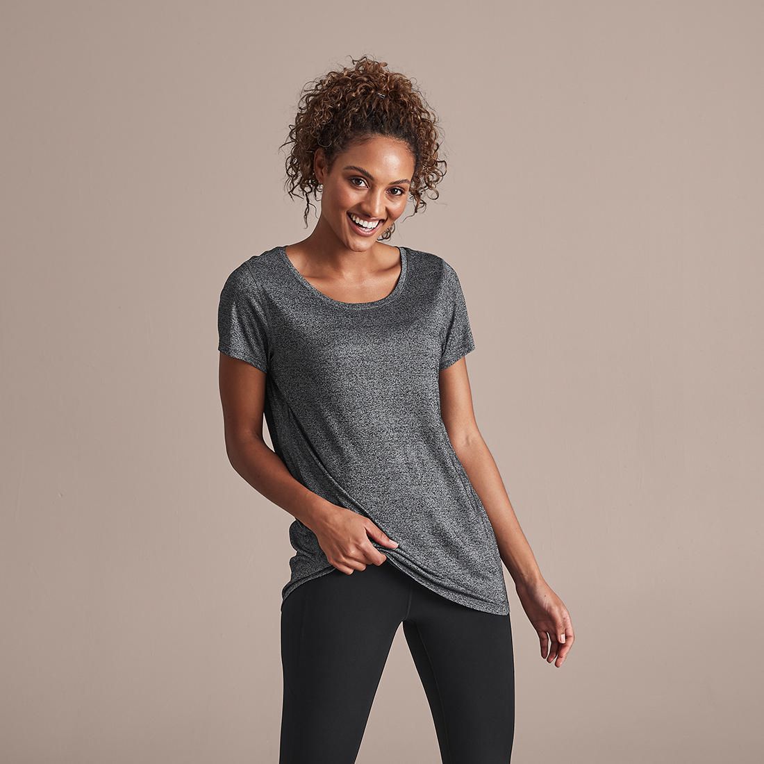 Active Core Crew T-Shirt - Charcoal 