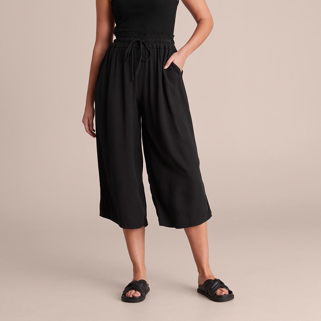 Resort Crinkle Culotte Pants | Target 