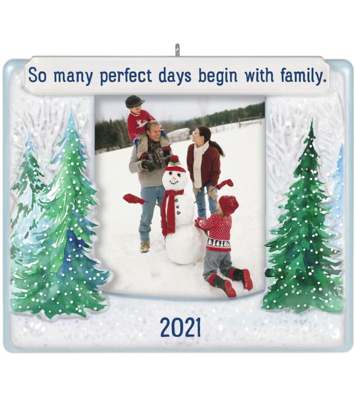 Hallmark Keepsake Our Family 2021 Photo Frame Christmas Ornament Target Australia