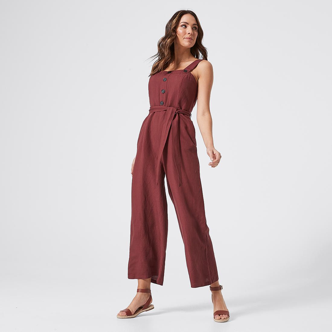 Target red jumpsuit Clearance