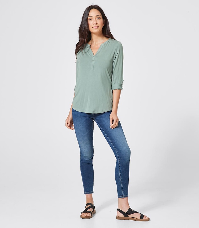 rory henley top seaspray green target australia