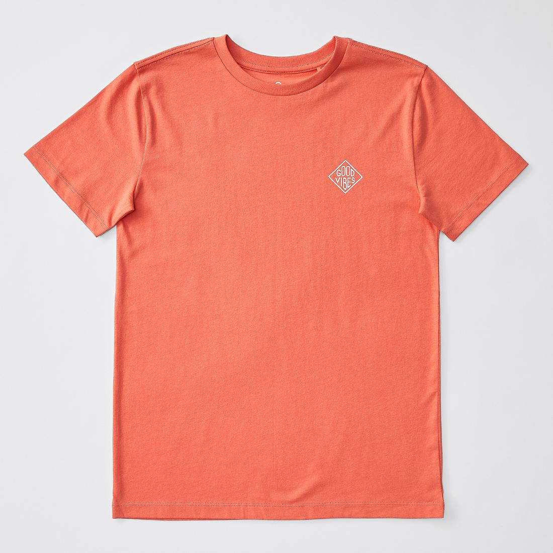 Organic Cotton Good Vibes Print T-shirt 
