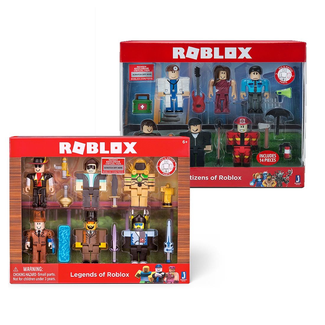 Roblox 6 Action Figure Multipack Assorted - roblox celebrity mystery figure series 2 google express