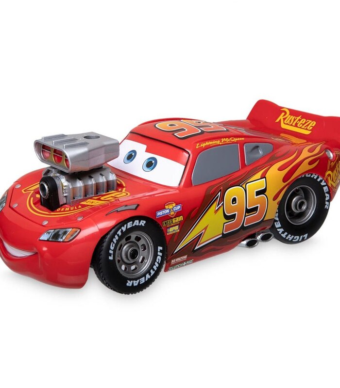 Disney Pixar Cars Lightning McQueen Build To Race Remote Control Car