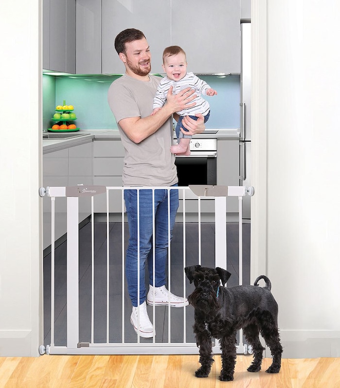 Dreambaby Botany Security Gate Includes 2 X 7cm Extensions White Target Australia