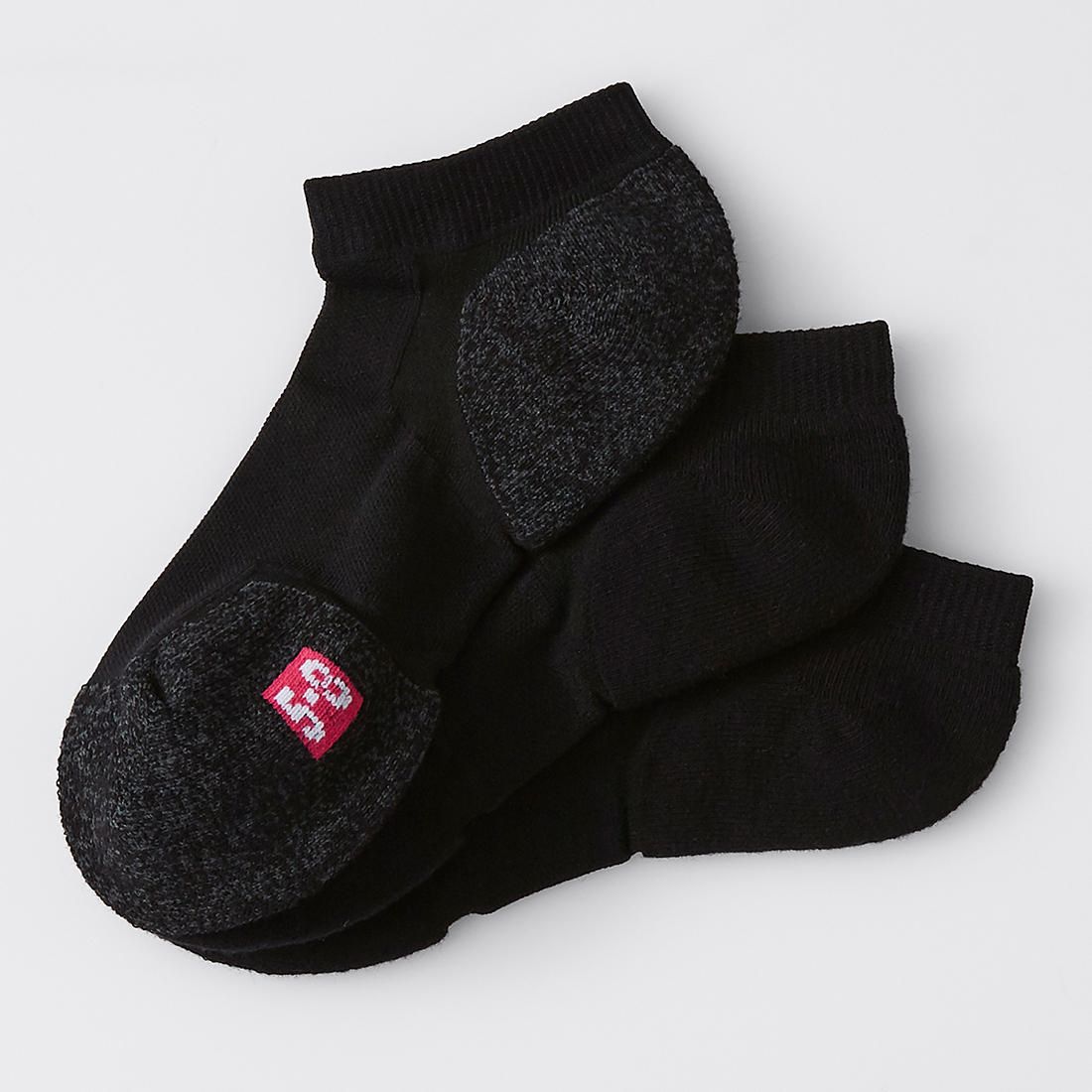 black padded socks