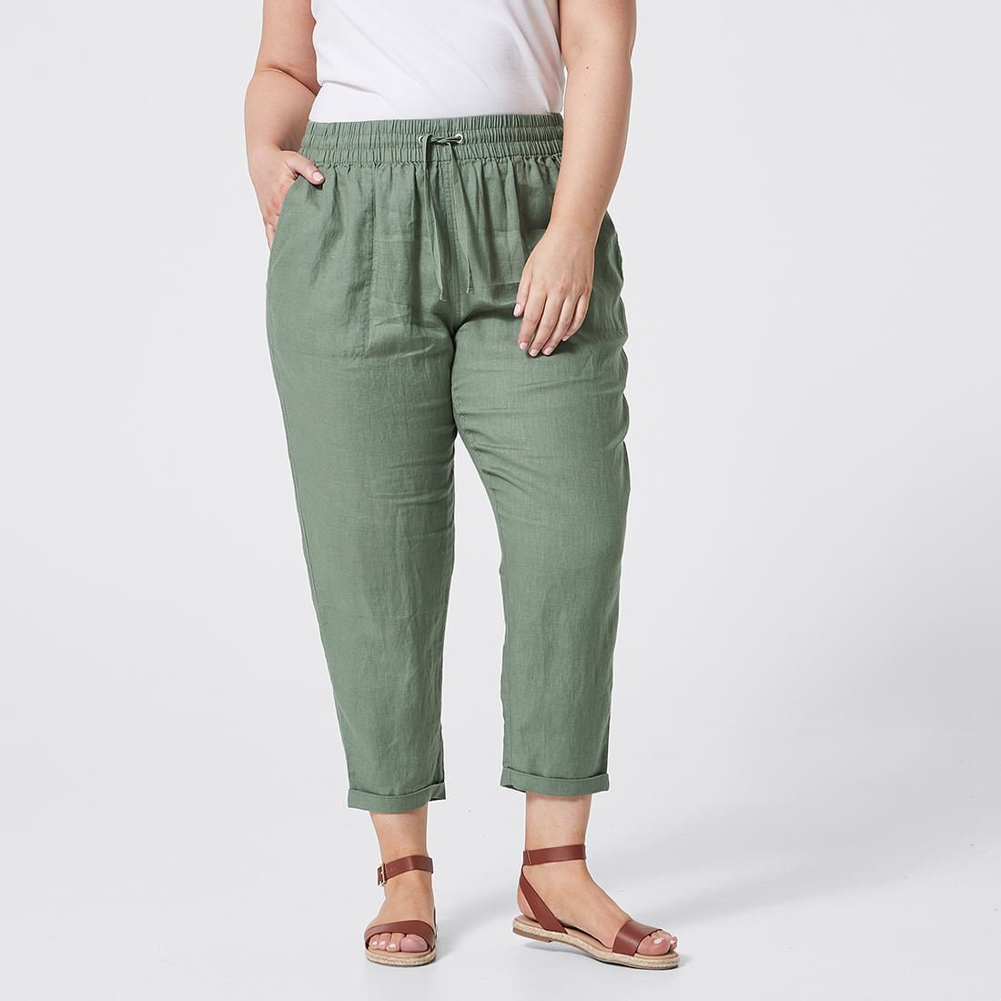 belle curve pants