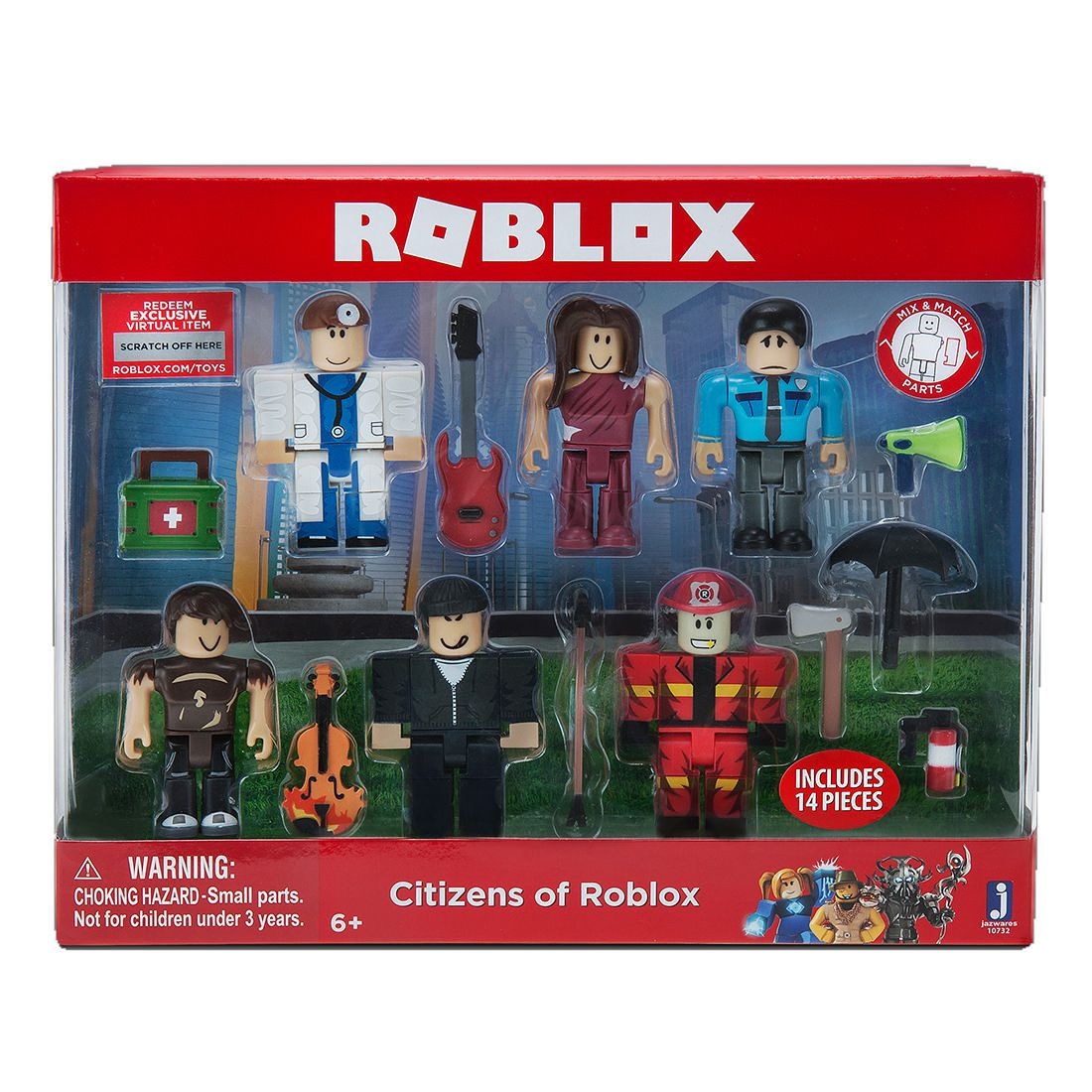 Roblox 6 Action Figure Multipack Assorted Target Australia - blocks watch in roblox