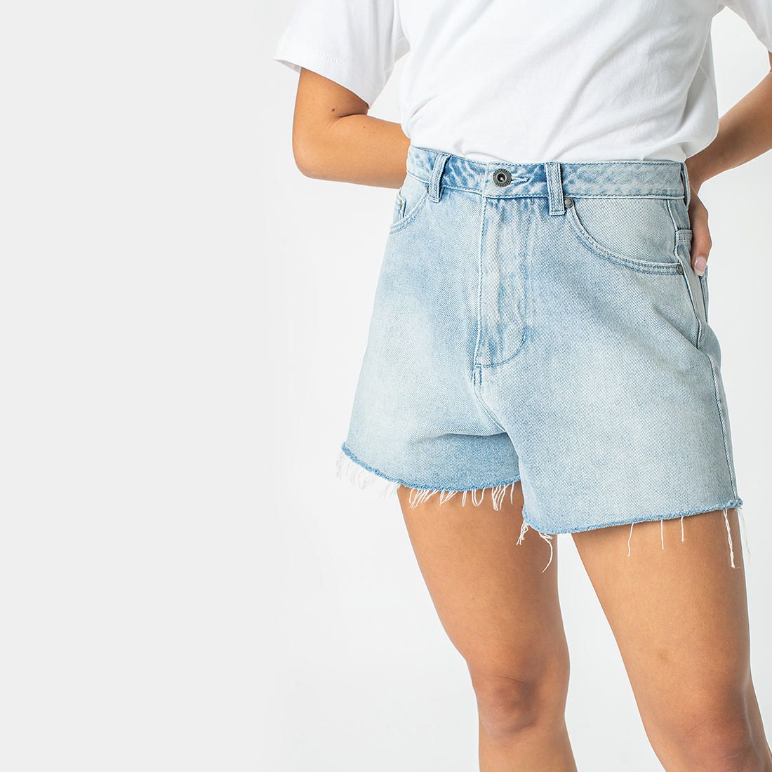 target womens denim shorts