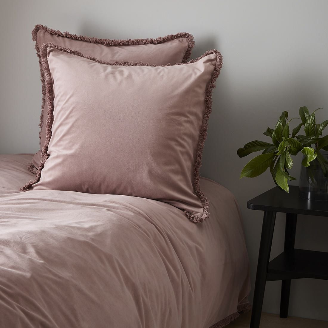 velvet pillowcase