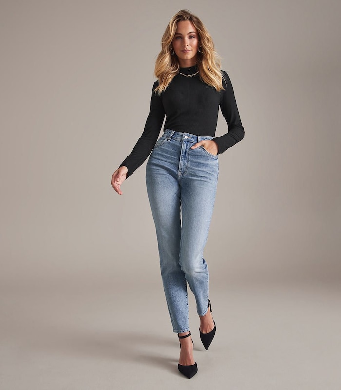 Karlie Slim Fit High Rise Ankle Length Jeans Target Australia