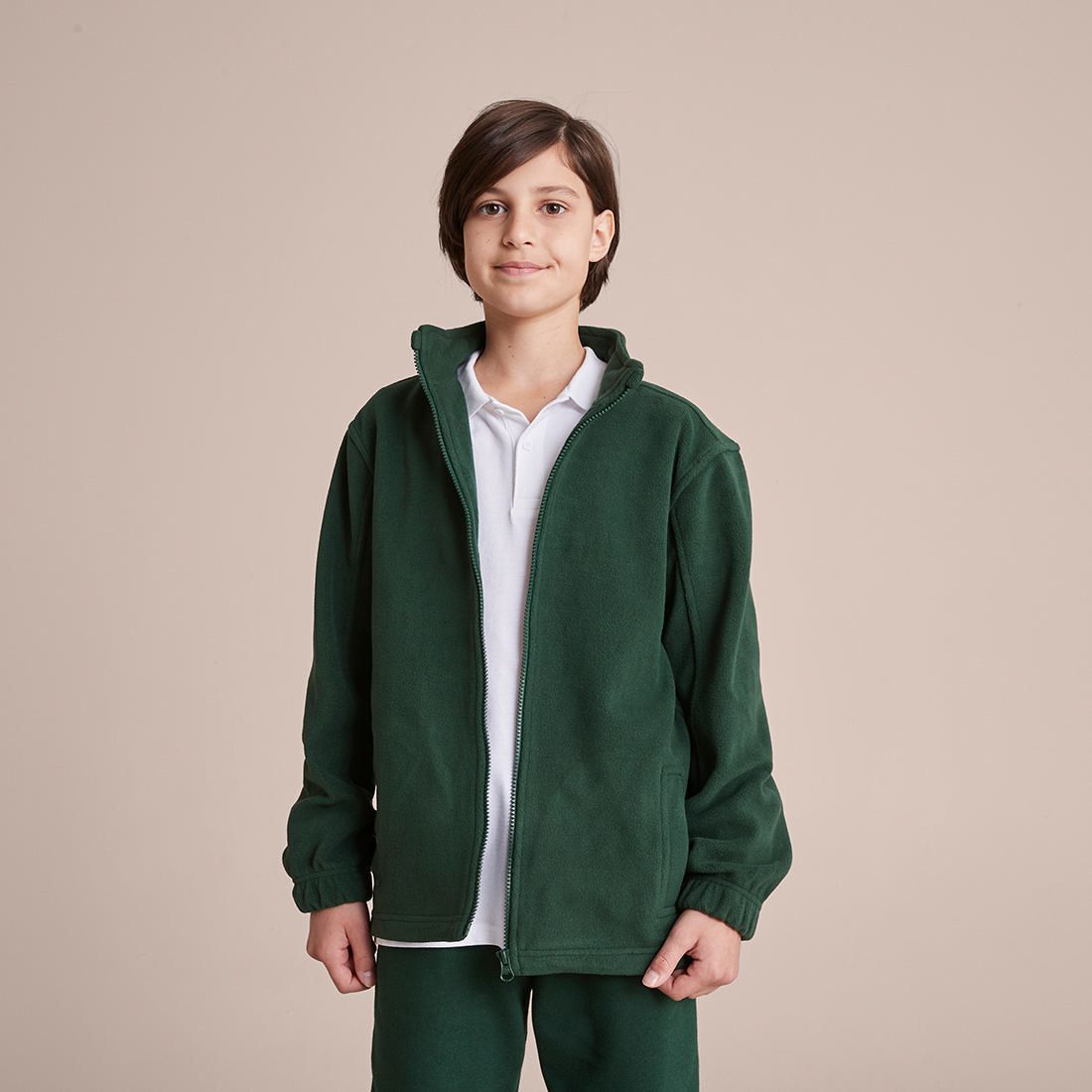 Polar Fleece School Jackets - Green 