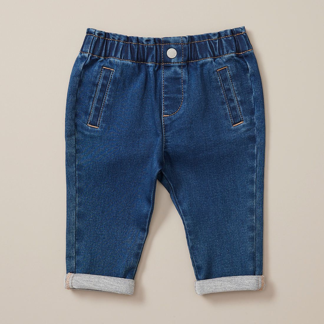 Baby Paperbag Waist Denim Jeans 