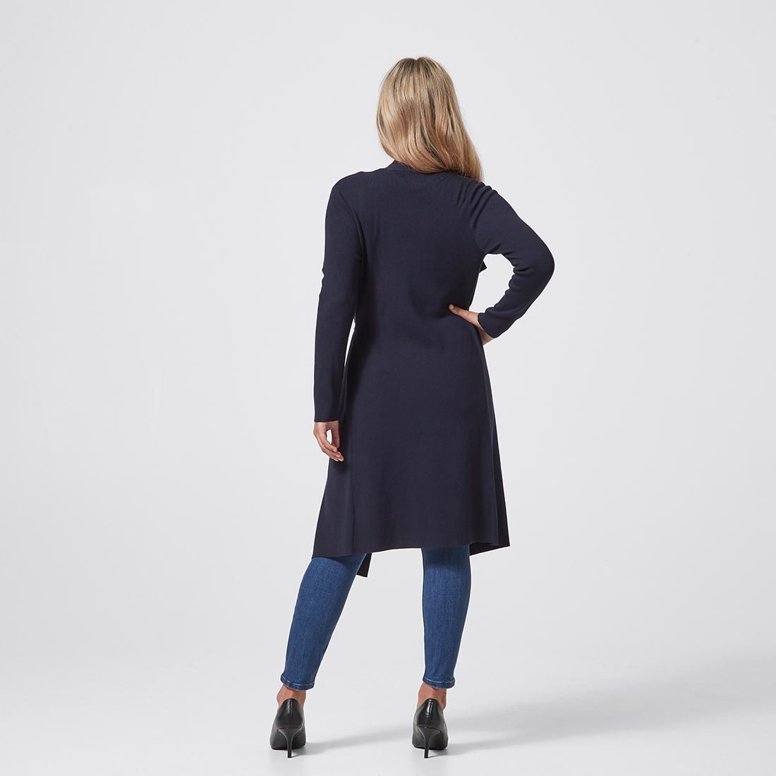 petite waterfall cardigan