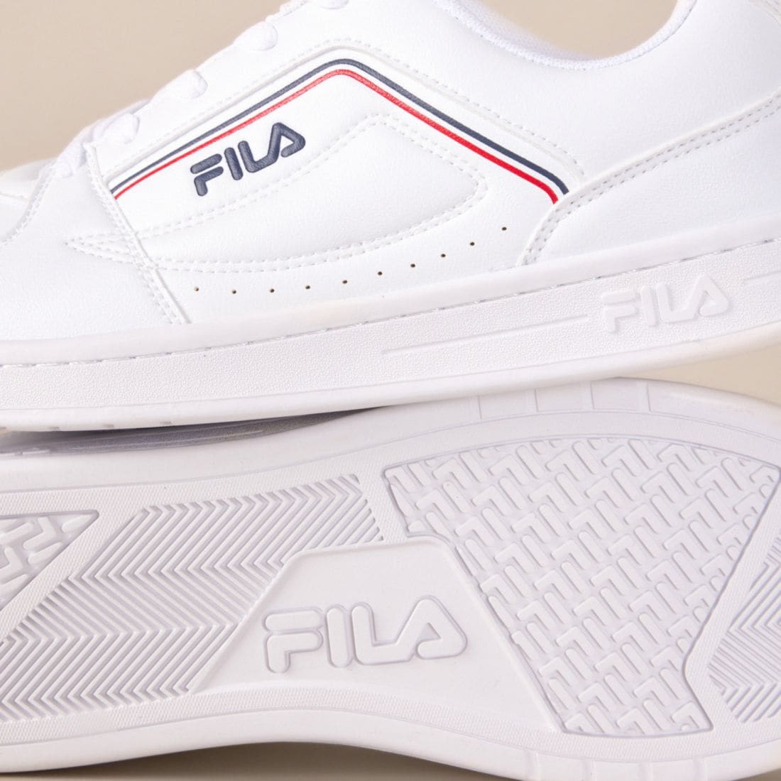 white low top fila