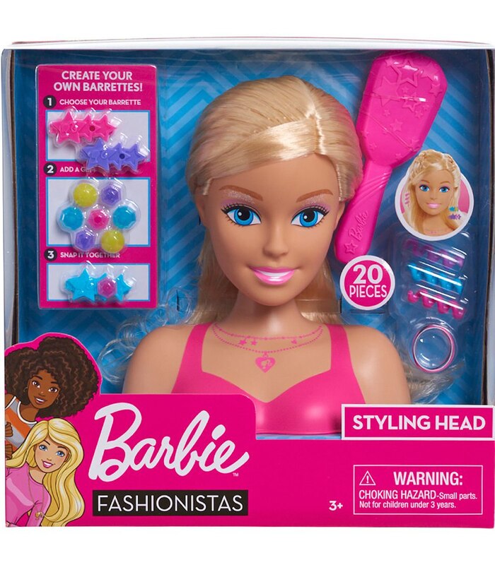 barbie head doll