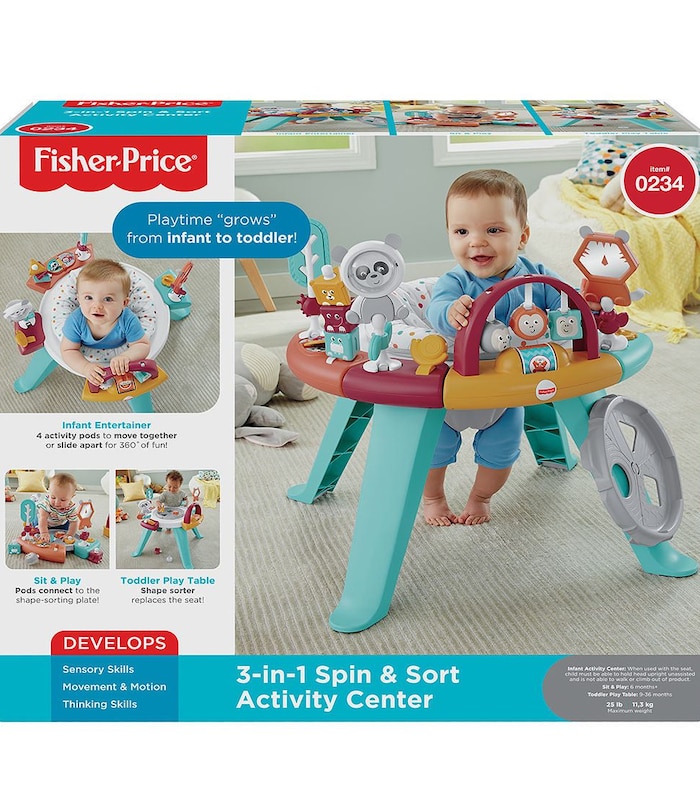 Fisher Price 3 In 1 Spin Sort Activity Center Target Australia