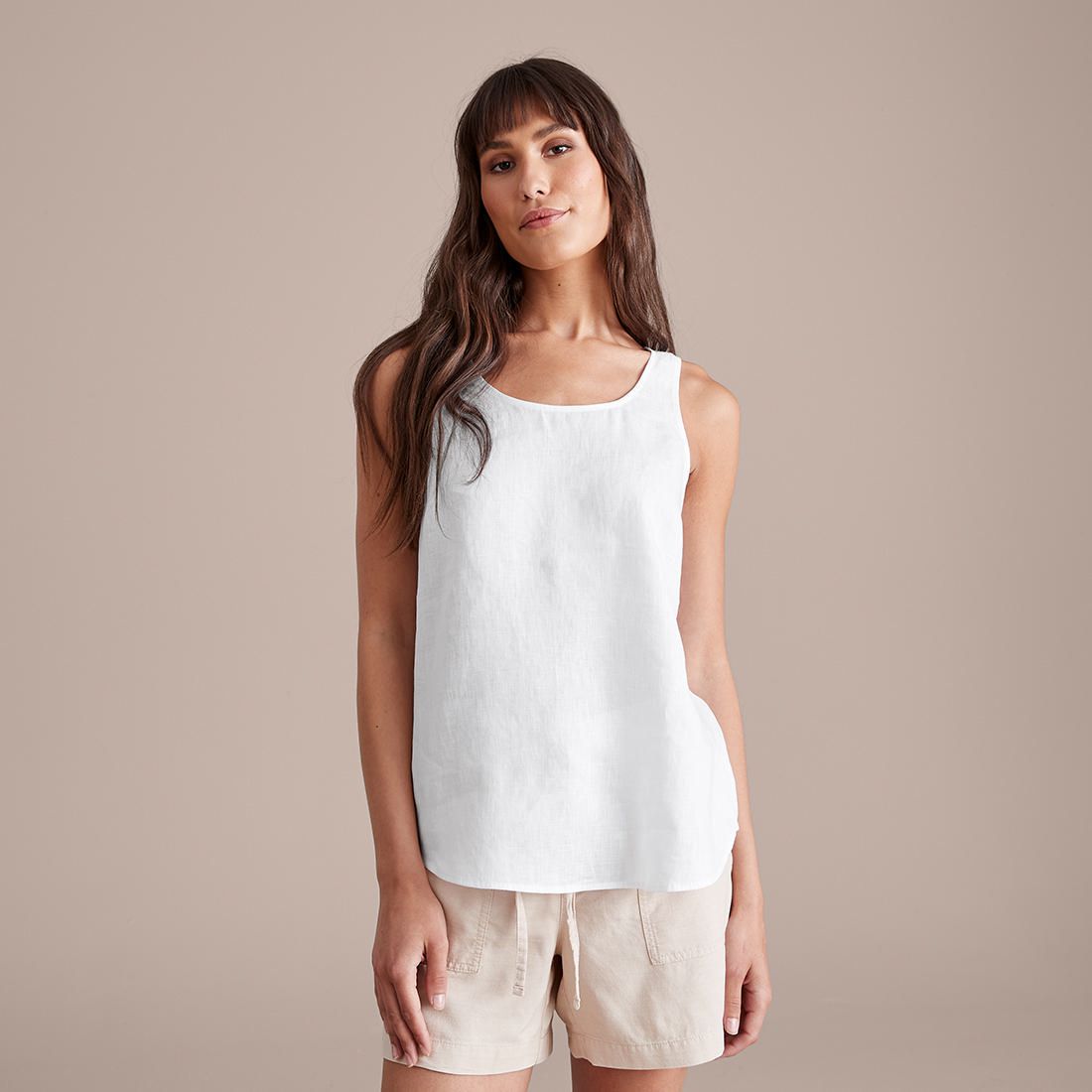European Linen Tank Top | Target Australia