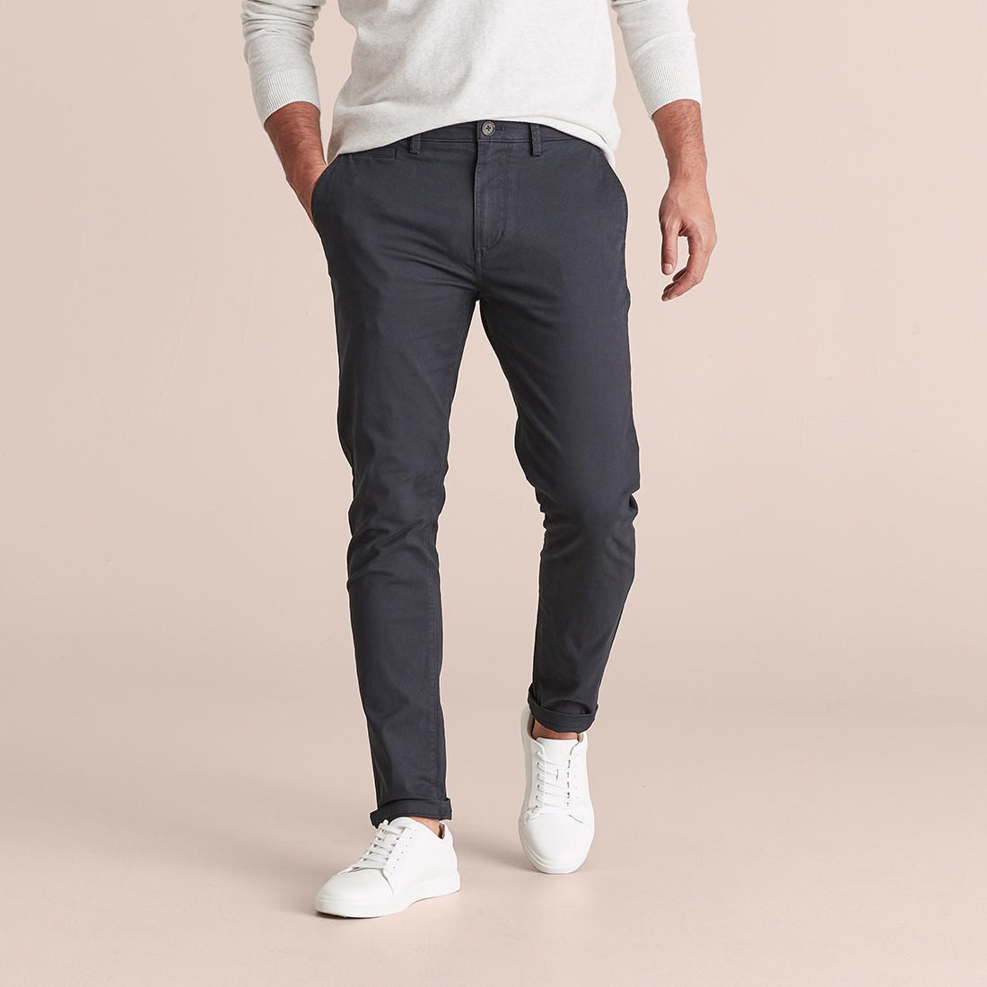 Slim Chino Pants - Navy Blue | Target 