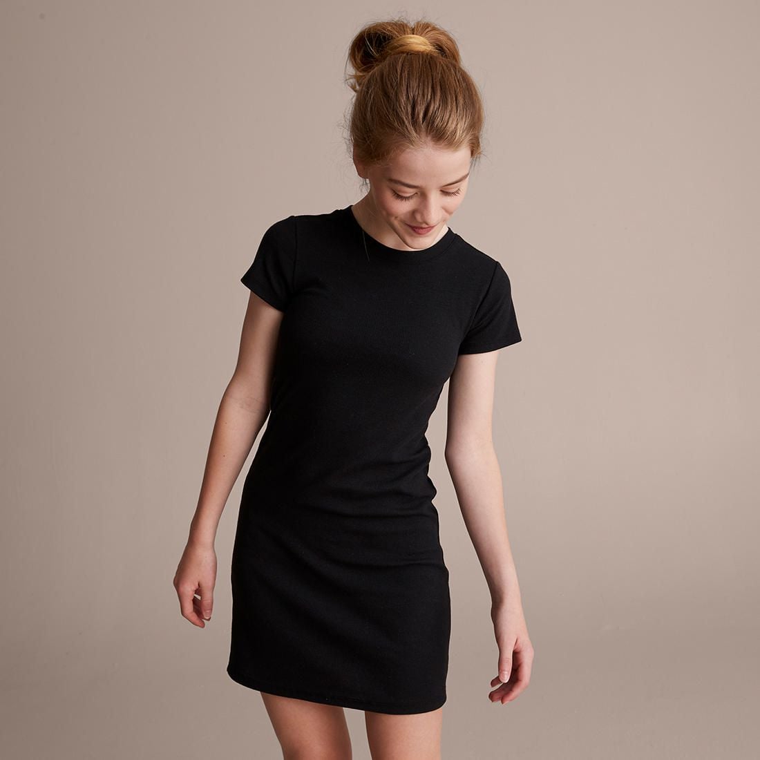 Rib Knit Dress - Black | Target Australia