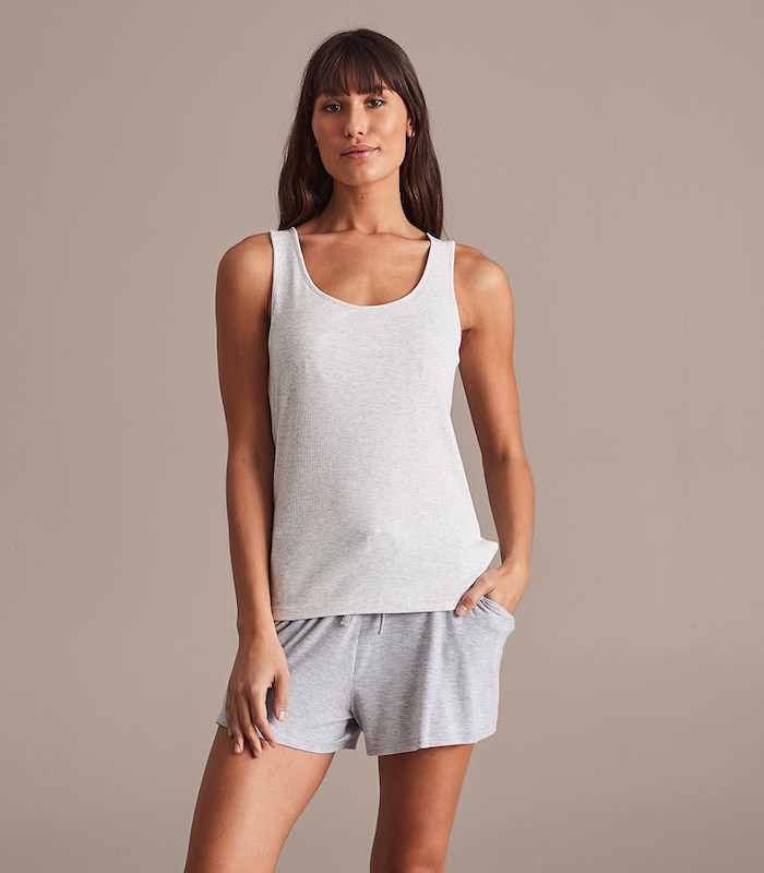 Sleep Singlet with Shelf Bra