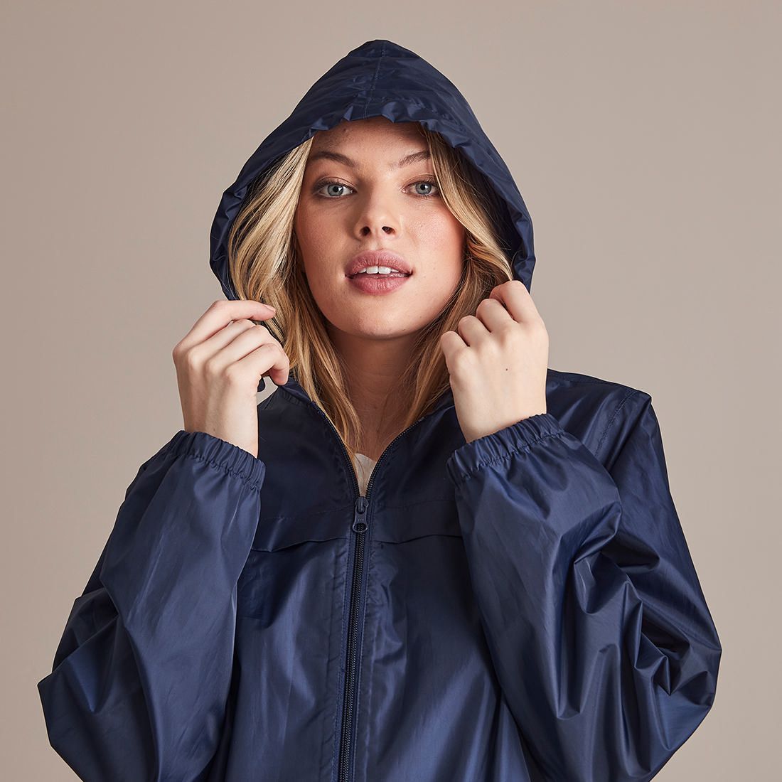 Navy blue rain jackets Clearance