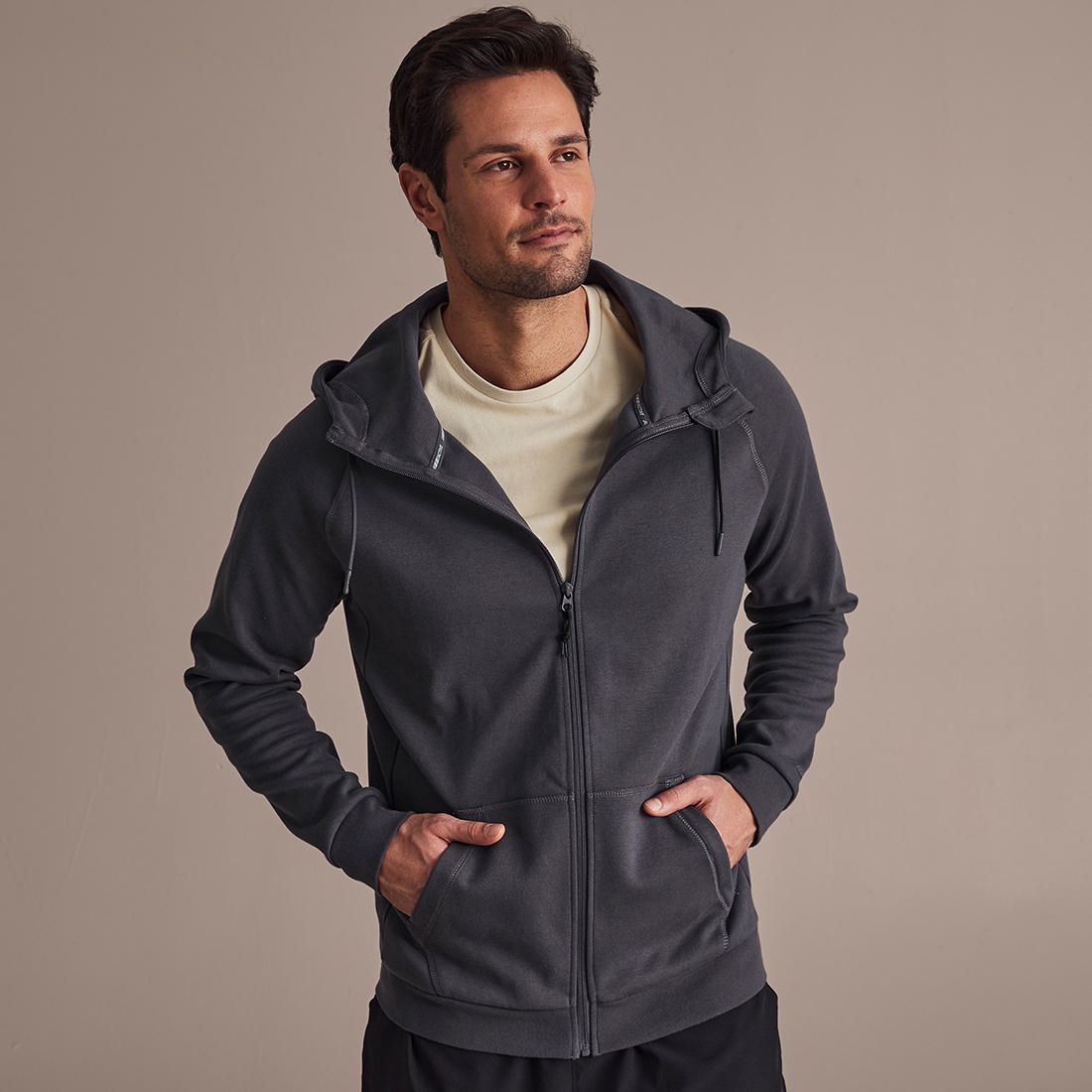 fleece zip up sweatshirt